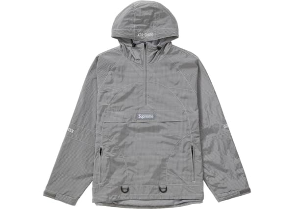 Supreme GORE-TEX Contrast Stitch Anorak Silver