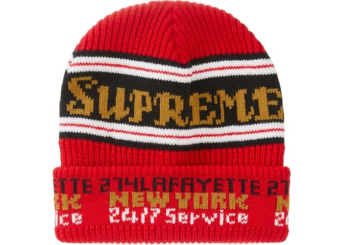 Supreme Service Beanie Red