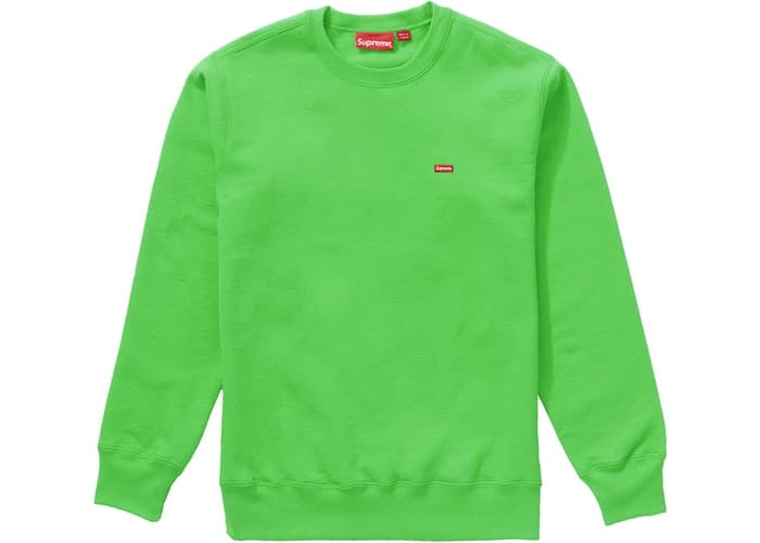 Supreme Small Box Crewneck Bright Green - StockX News