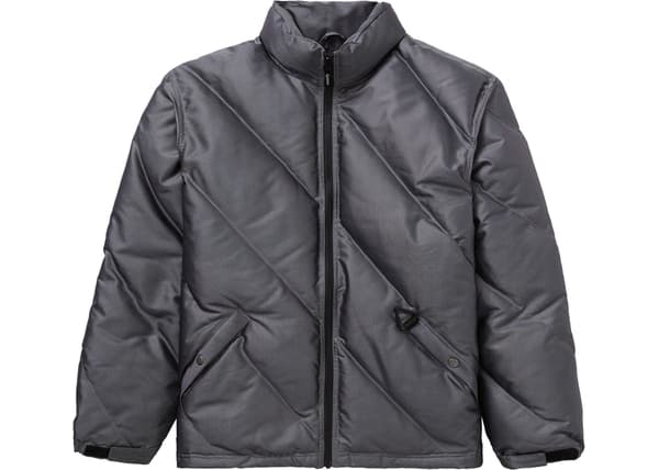 Supreme Iridescent Puffy Jacket Black