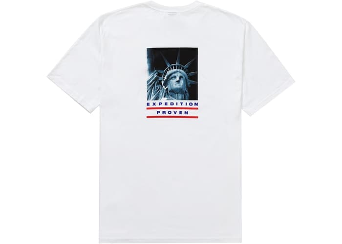 Supreme The North Face Statue of Liberty Tee White