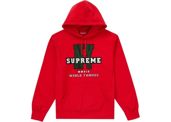 Supreme NY Hoodie Red - StockX News