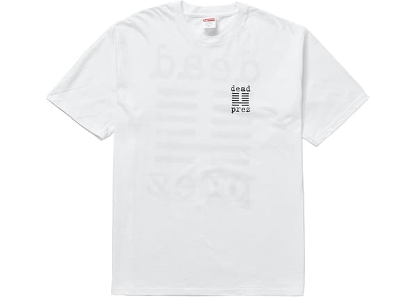 Supreme dead prez Tee White - StockX News