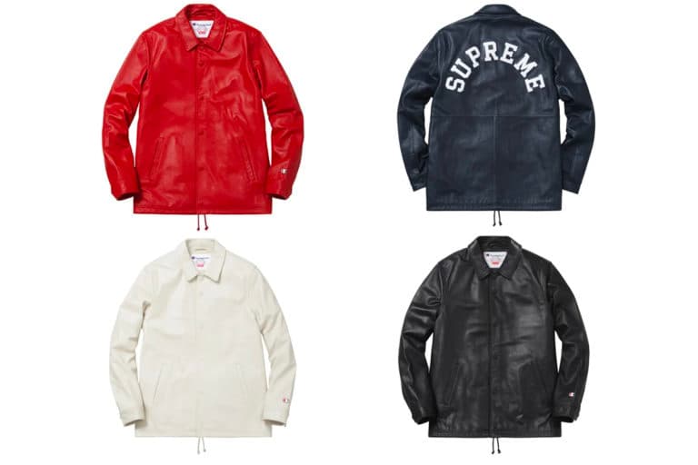 Buy Supreme x Champion Coaches Jacket 'Red' - SS24J64 RED | GOAT