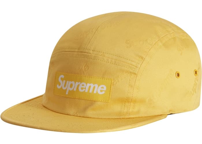 品質は非常に良い 帽子 Cap Camp Twill Logo Jacquard Supreme 帽子