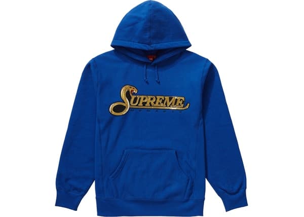 Supreme Sequin Viper Hoodie Royal - StockX News