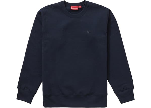 Supreme Small Box Crewneck Navy StockX News