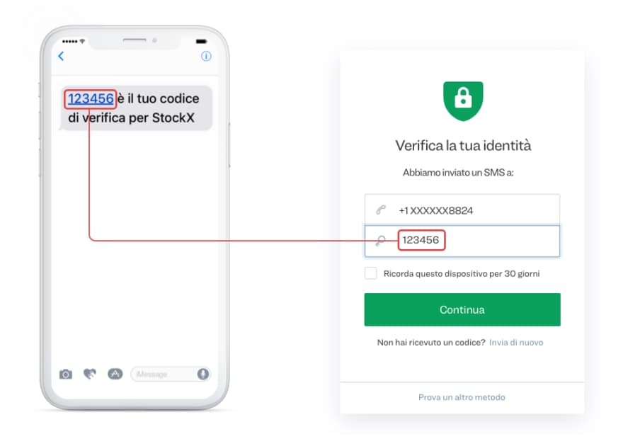 Verifica La verifica in due fasi è ora disponibile - StockX News