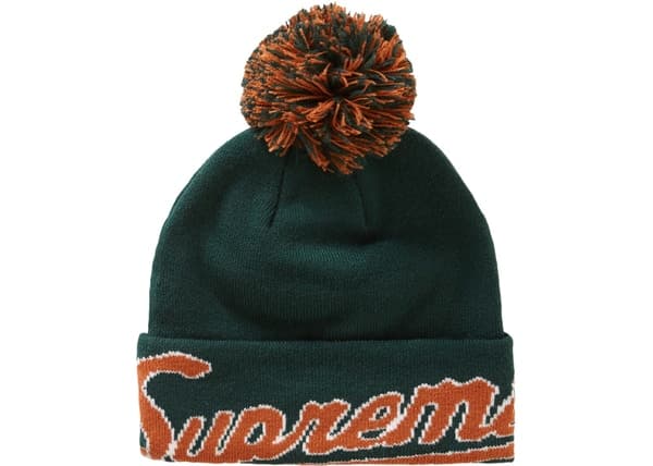 Supreme New Era Script Cuff Beanie Dark Green - StockX News