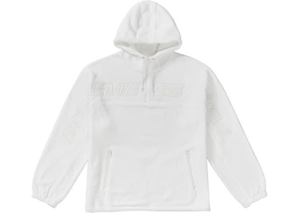 Supreme Polartec Half Zip Hoodie White StockX News