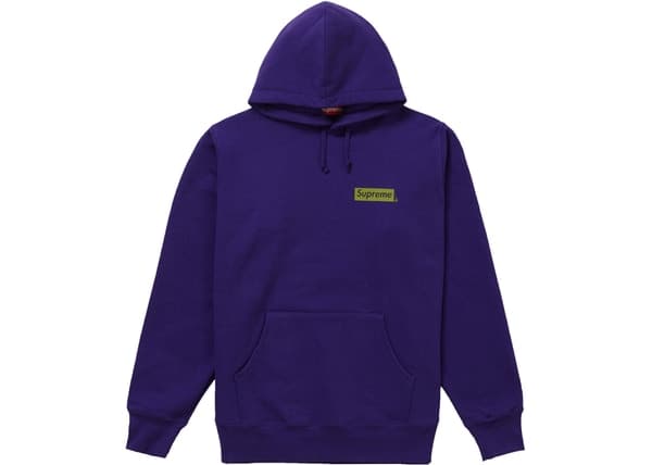 Supreme Stop Crying Hoodie Purple - StockX News