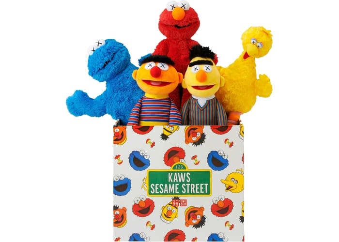 Most Affordable KAWS Items - Sesame Street Uniqlo Boxed Set