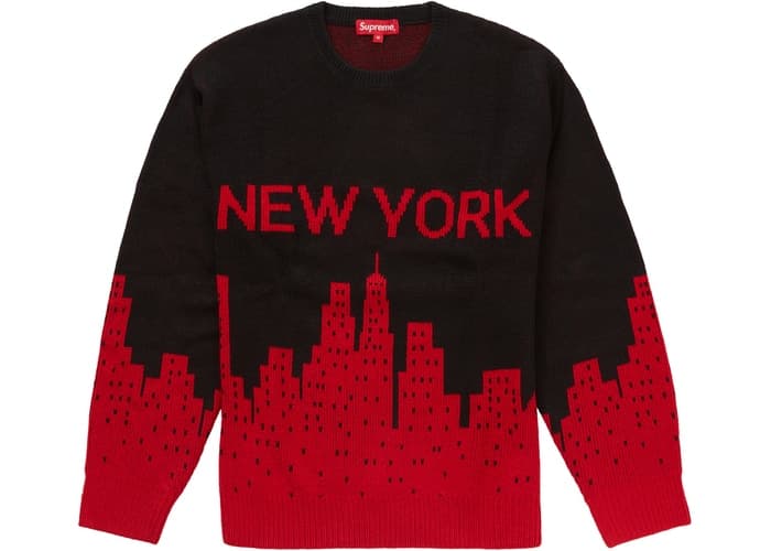 milits meget fint Stavning Supreme New York Sweater Black Spring/Summer 2020