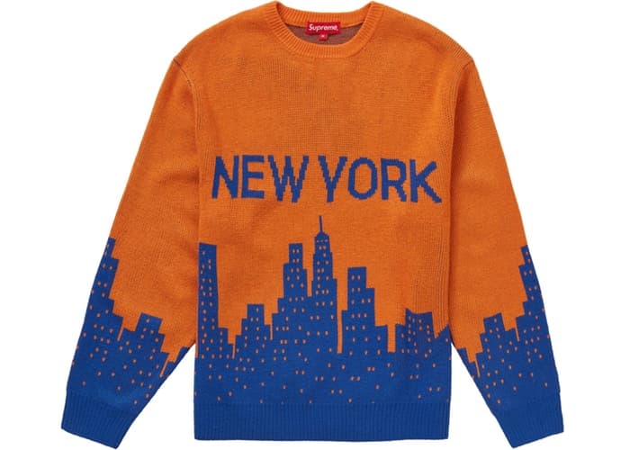 Supreme New York Sweater Orange