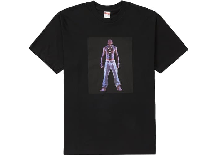 Supreme Tupac Hologram Tee Black Spring/Summer 2020