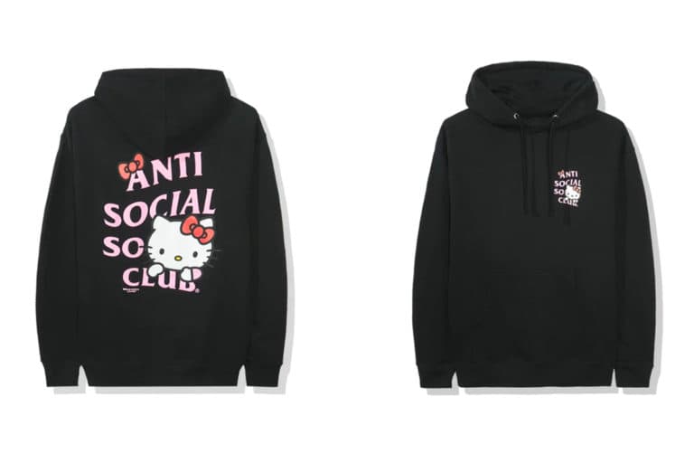 Anti Social Social Club x Hello Kitty Hoodie (FW19) Black