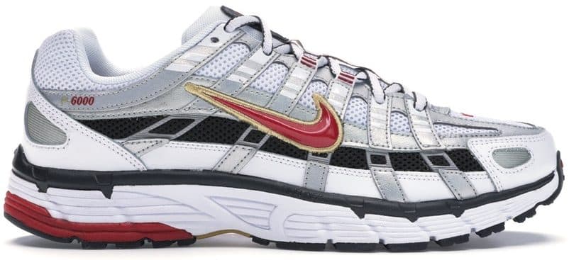 Best Nike Shoes for Women in 2020 - Women's Nike P-6000 White Gold Red