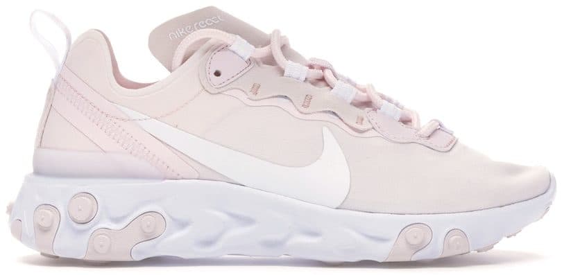Best Nike Shoes for Women in 2020 - Women's Nike React Element 55 Pale Pink