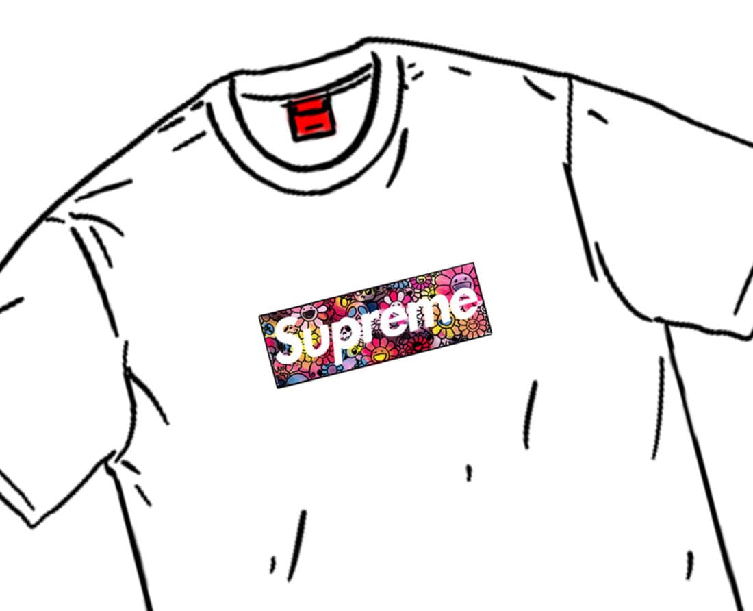Supreme covid 19 relief box logo tee 2020 Short sleeve T