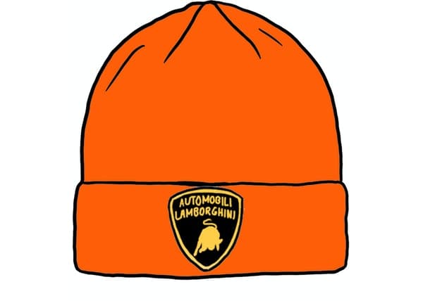 Supreme Automobili Lamborghini Beanie Orange