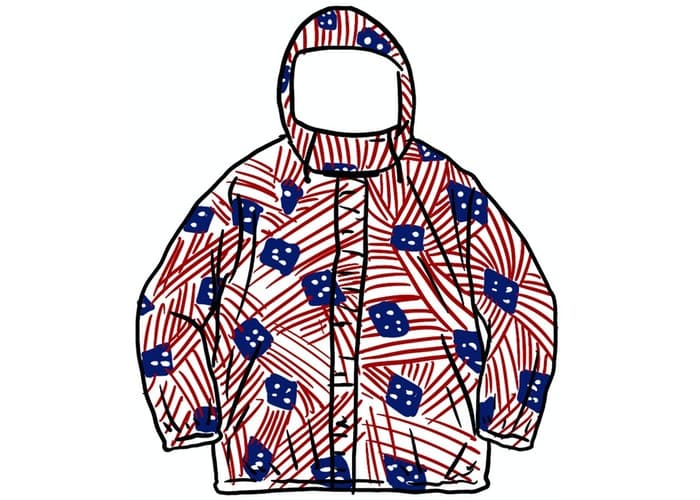 Supreme Raglan Court Jacket Flags Spring/Summer 2020