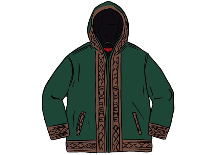 Supreme Woven Hooded Jacket Green Spring/Summer 2020