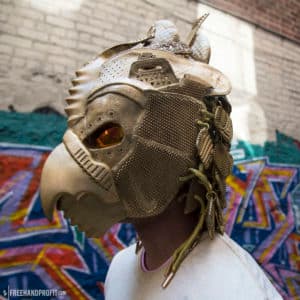 Golden Yeezy II Horus Mask by Freehand Profit, featured in No Curator by StockX