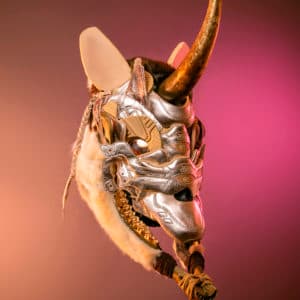 ASICS Gel Lyte III Gold Unicorn Mask by Freehand Profit, featured in No Curator by StockX.