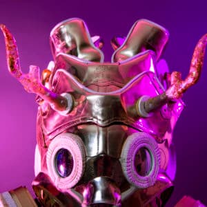 Liquid Gold AF1 Gas Mask by Freehand Profit, featured in No Curator by StockX