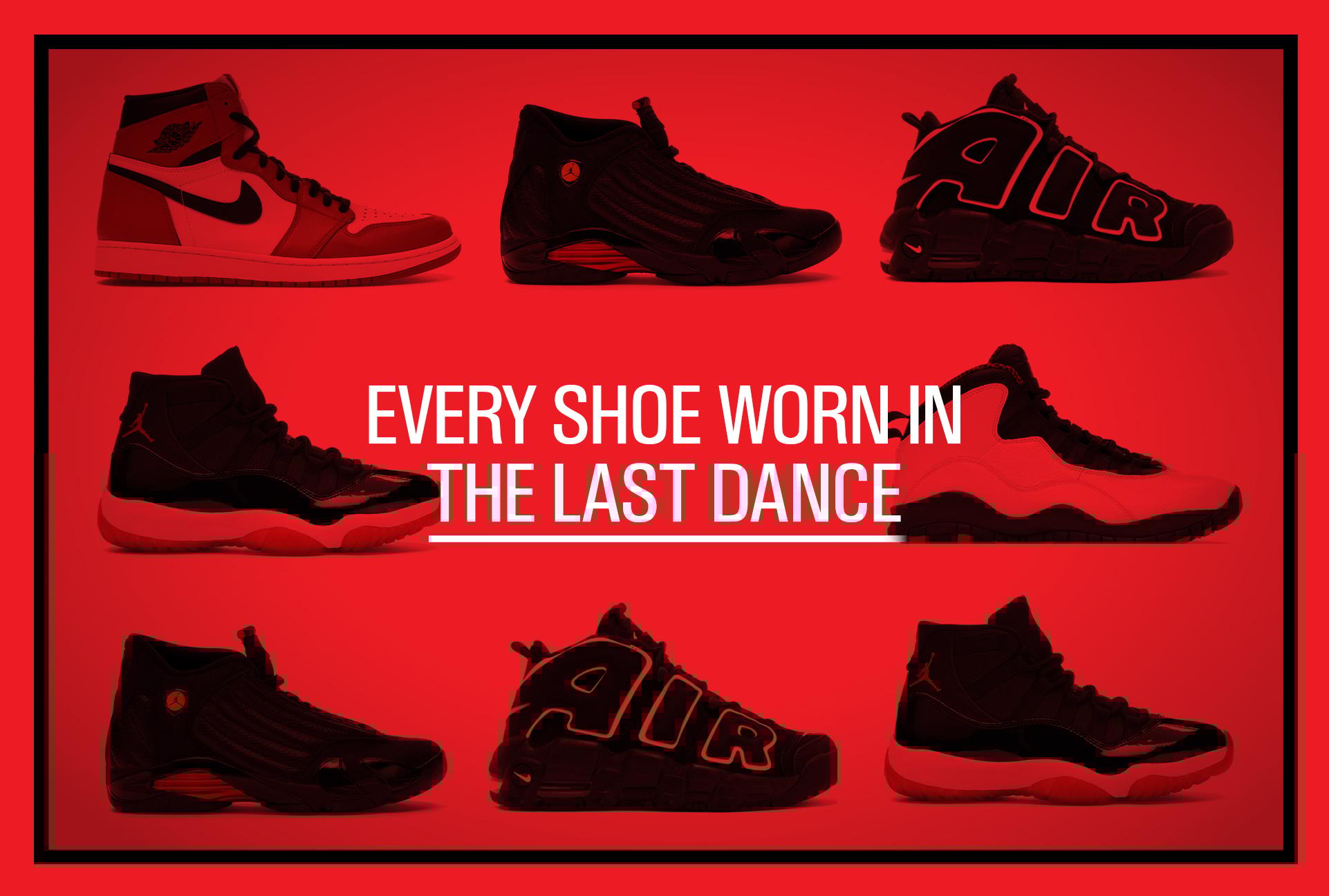 every shoe worn in the last dance