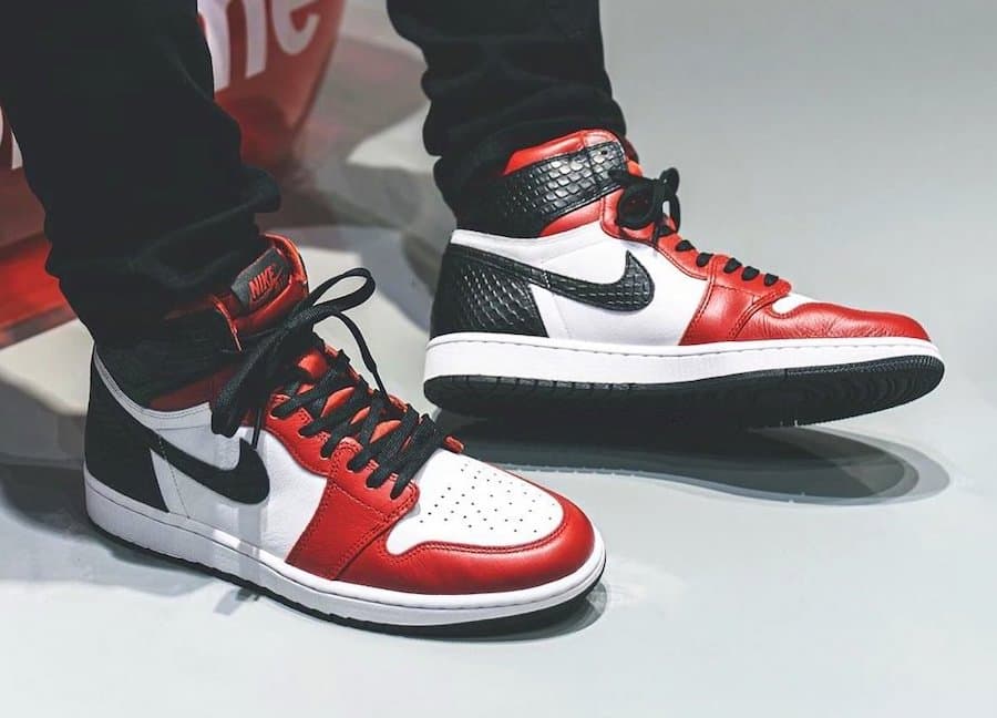 new jordans - satin snake