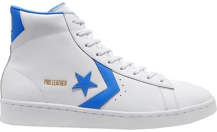 Converse Pro Leather Hi White Coast Blue - last dance