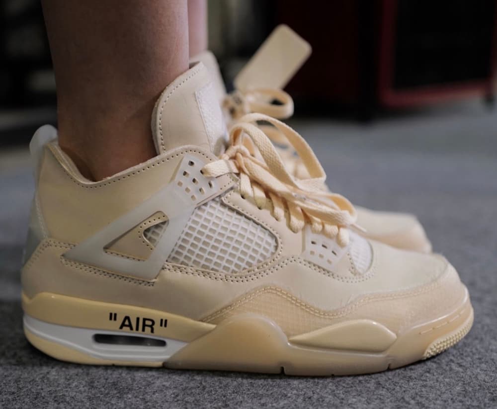 new jordans - off-white 4