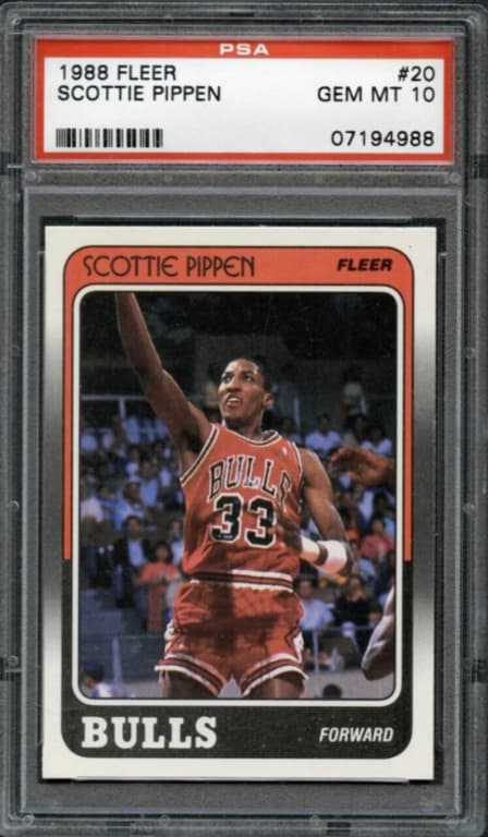 The Last Dance has given rise to Scottie Pippen's 1988 Fleer Rookie #20 PSA 10