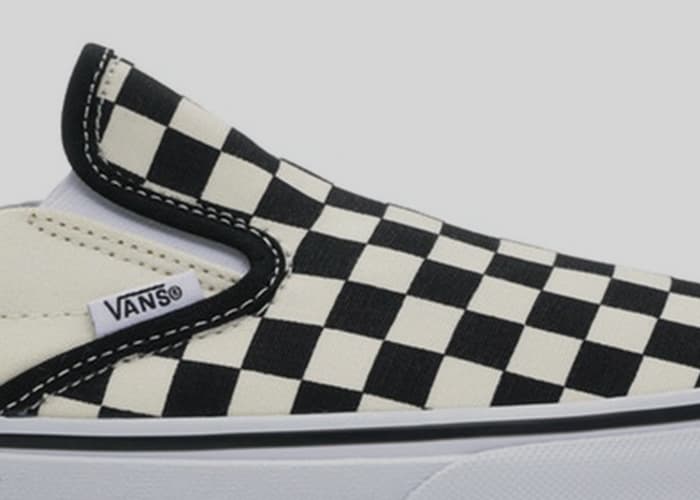 Louis Vuitton Big Logo With Checker Board Effect Black And White
