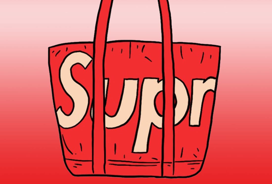 Supreme Raffia Tote