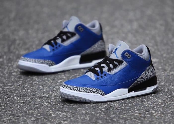 aktuelle sneaker releases: Air jordan 3 royal cement