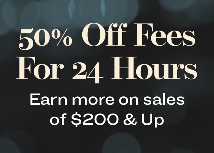 50% Off Fees For 24 Hours