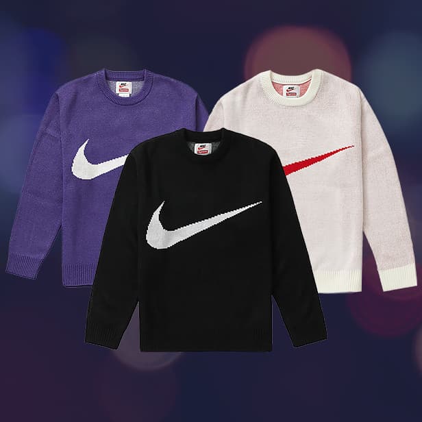 Supreme Nike Swoosh Sweater