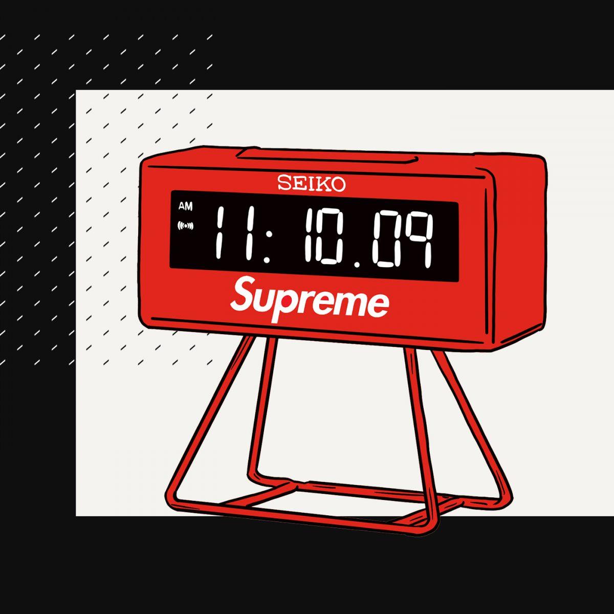 Supreme Seiko Marathon Clock-