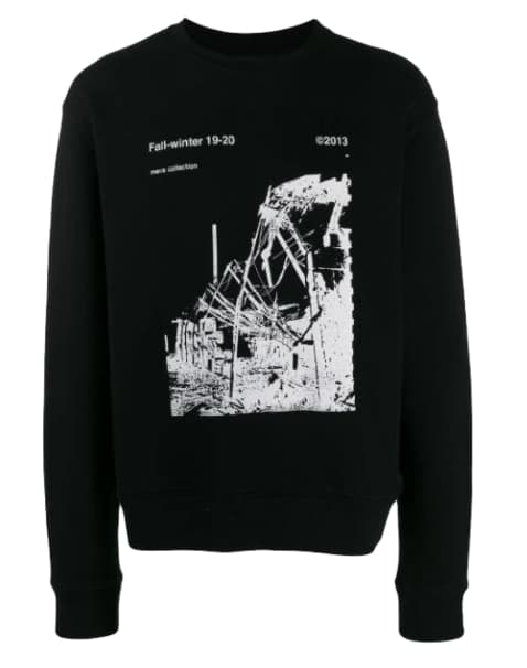 Pull Off-White Ruined Factory Noir