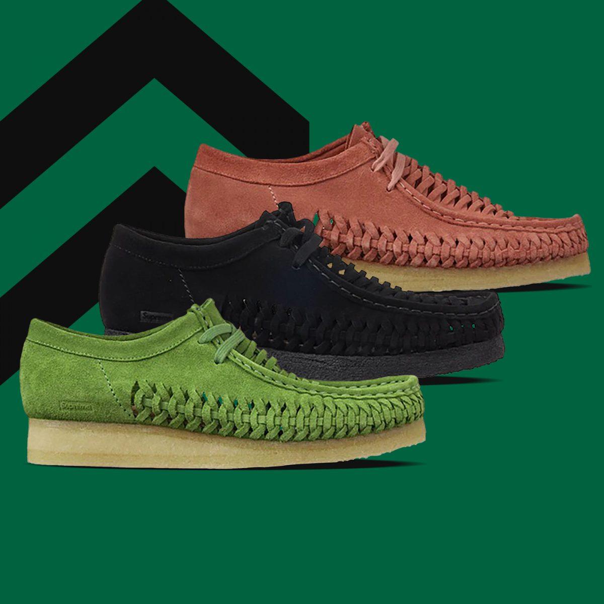 Supreme✖️Clarks Originals Woven Wallabee-