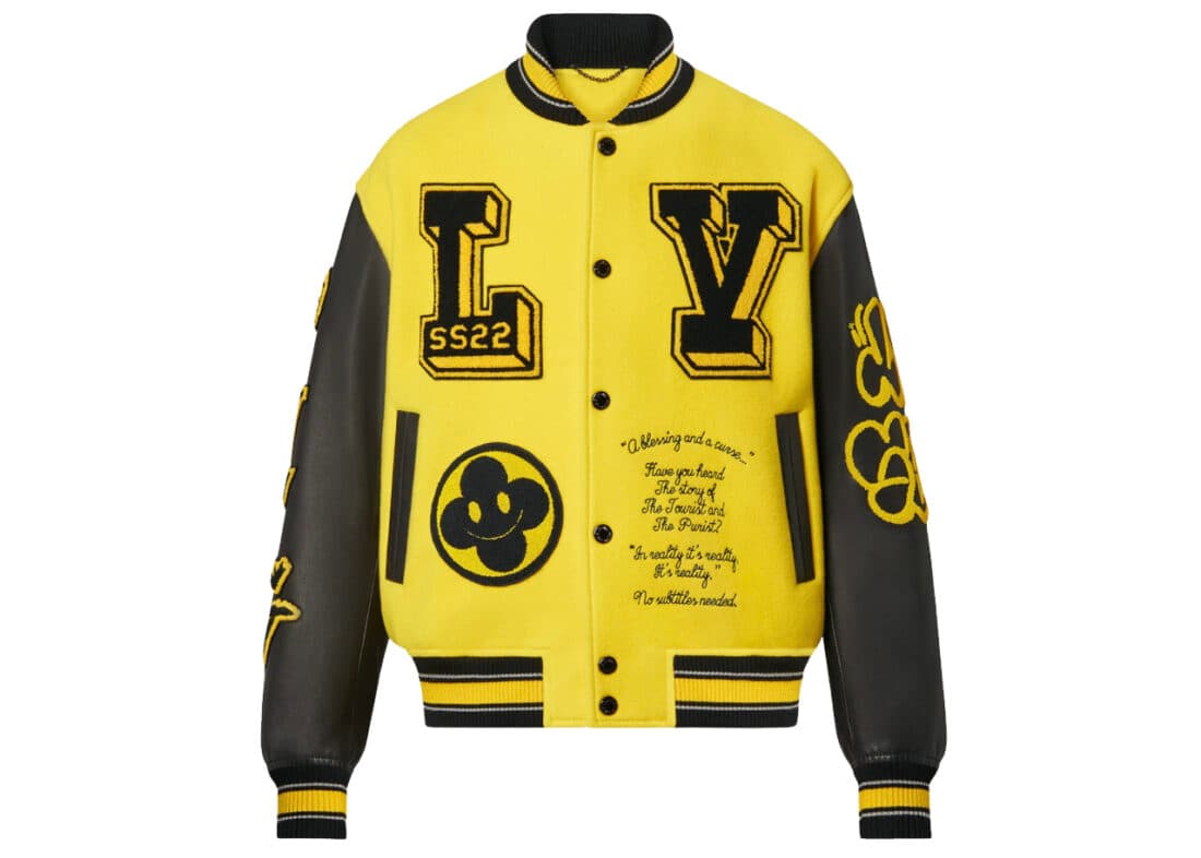 Louis-Vuitton-Leather-Embroidered-Varsity-Black