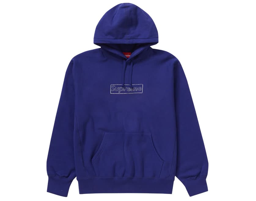 KAWS supreme hoodie violet