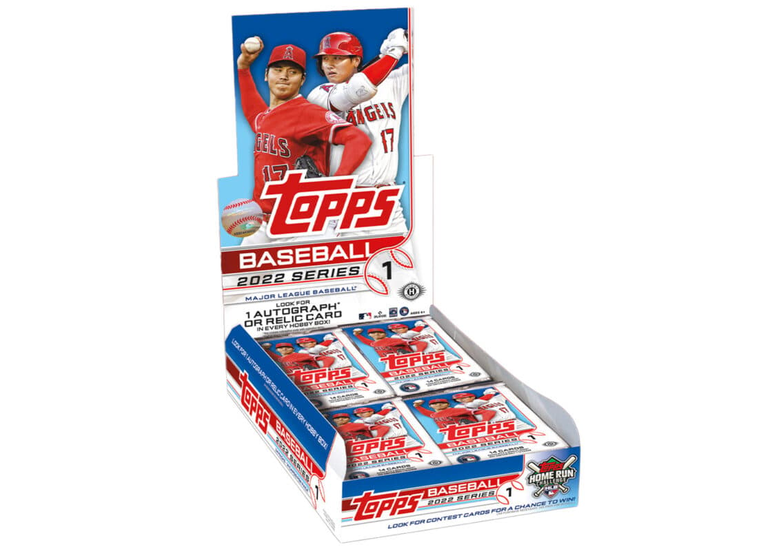 2022 Topps Series 1 Baseball Hobby Box Trading Card Releases