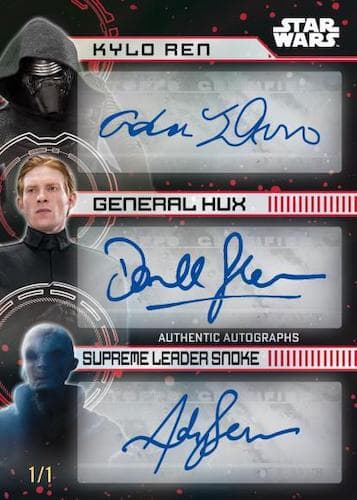 2022 Topps Star Wars Signature Series trading card releases