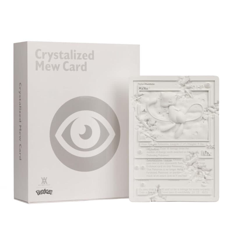 Daniel Arsham x Pokémon Crystalized Mew Card Sculpture (Edition of 500)