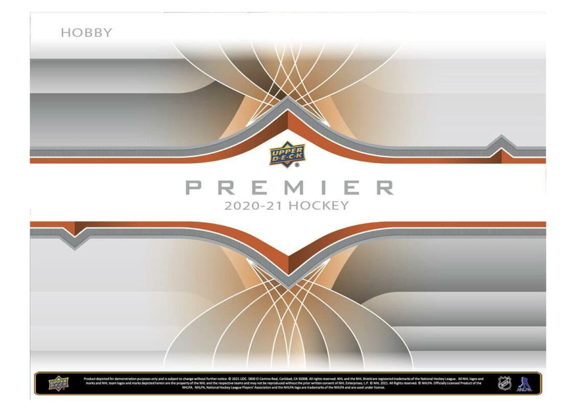 2020-21 Upper Deck Premier Hockey trading card release