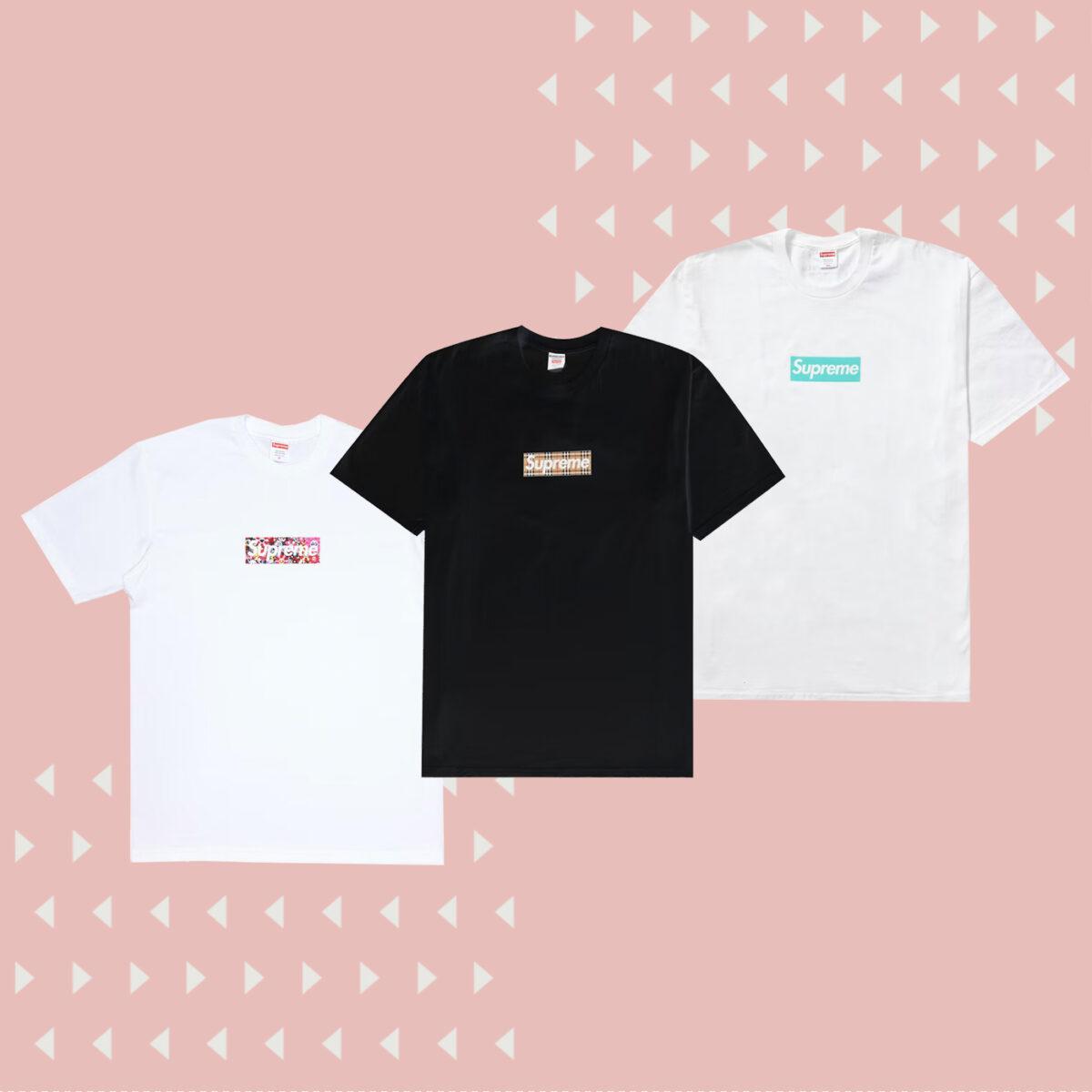 SUPREME/LOUIS VUITTON MONOGRAM BOX LOGO T-SHIRT, S/S 2017