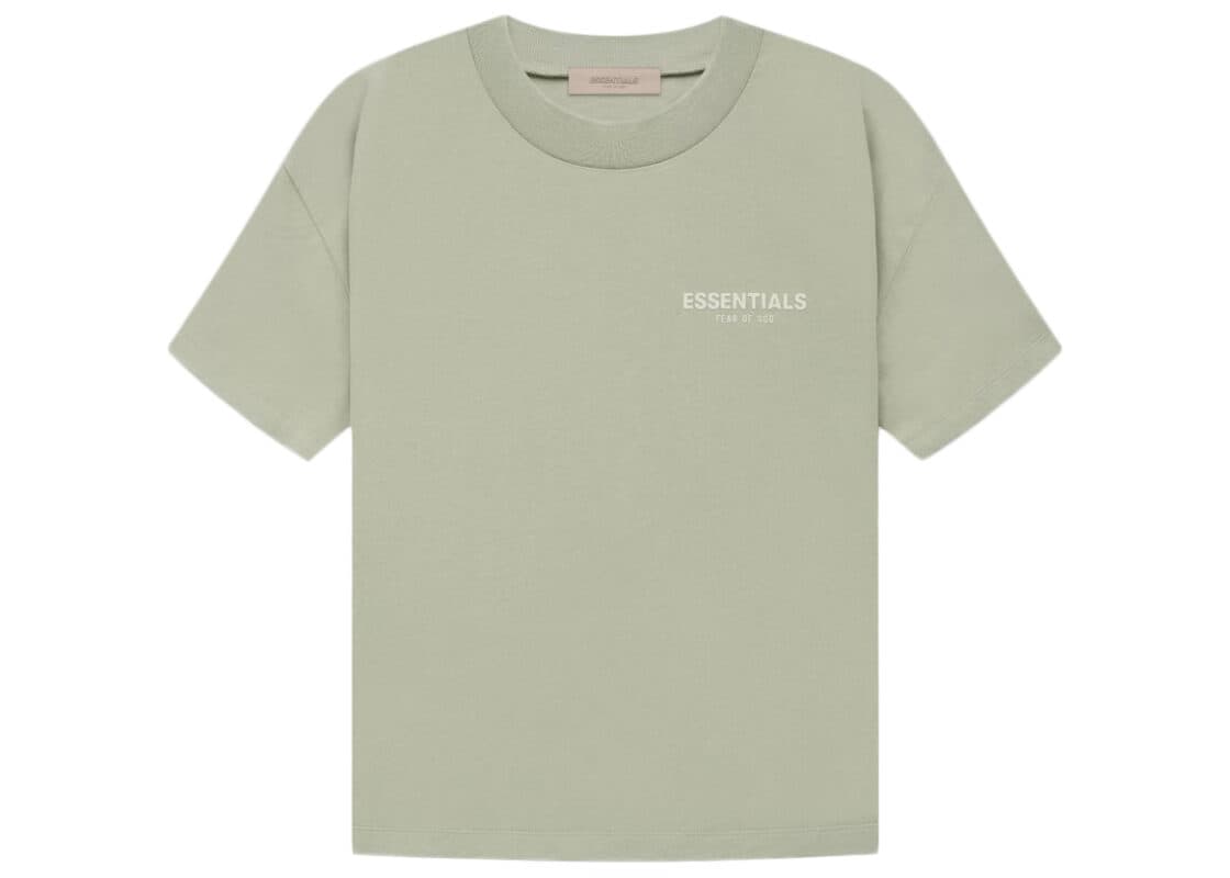 essentials green t-shirt